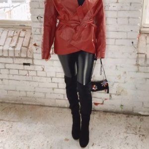 NEW High waisted vegan leather leggings